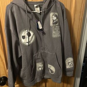 Disney Gray The Nightmare Before Christmas Hoodie
